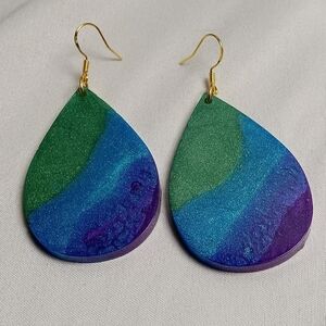 Colorful Teardrop Earrings